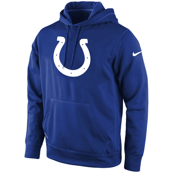 Men Indianapolis Colts Nike KO Logo Essential Hoodie Royal Blue